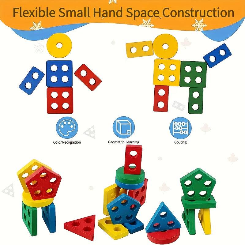 Color and Shape Wooden Puzzle