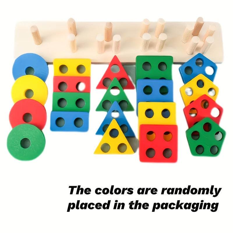 Color and Shape Wooden Puzzle