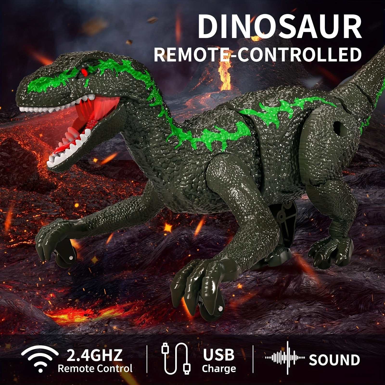 Rechargeable RC Velociraptor