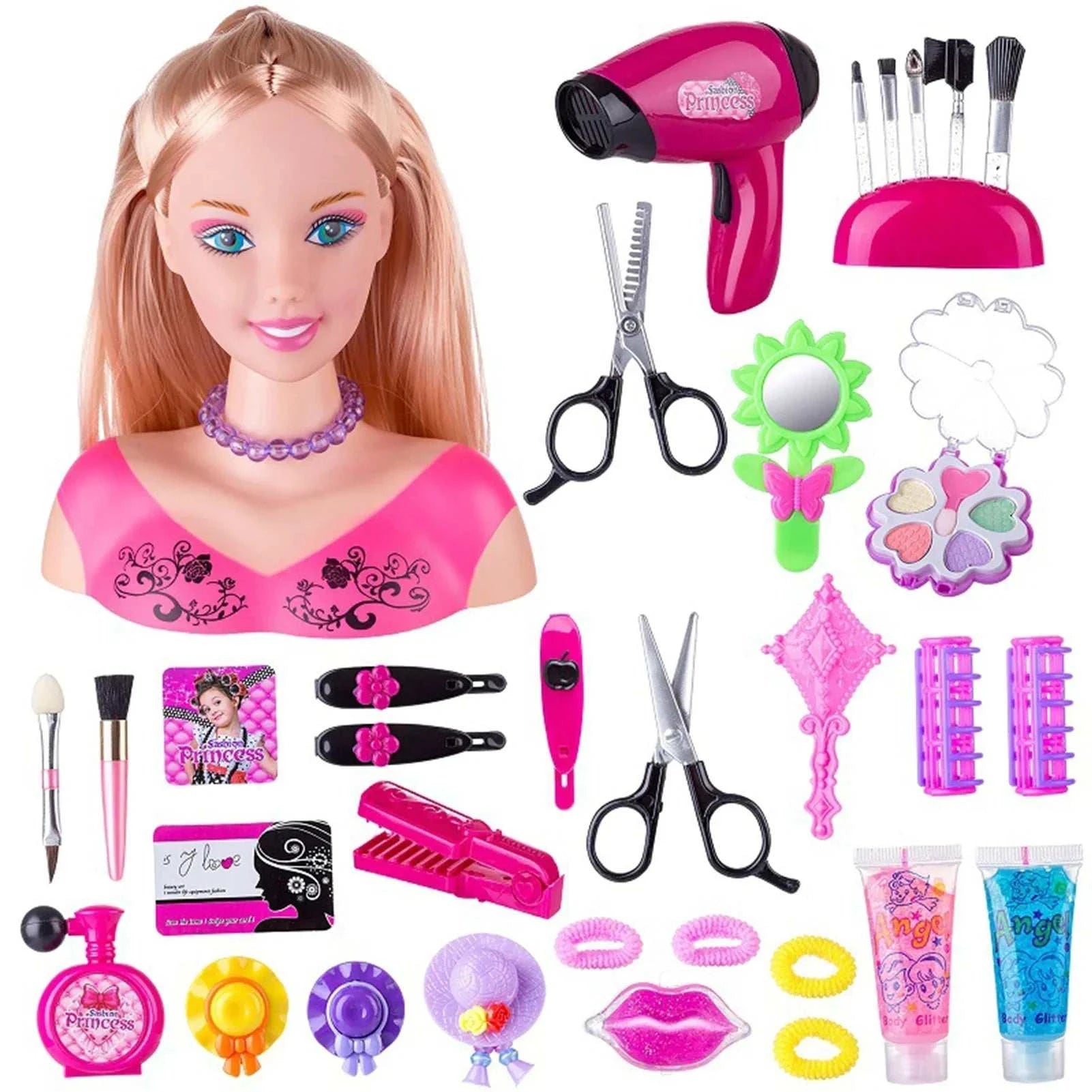 35-Piece Princess Hairdressing