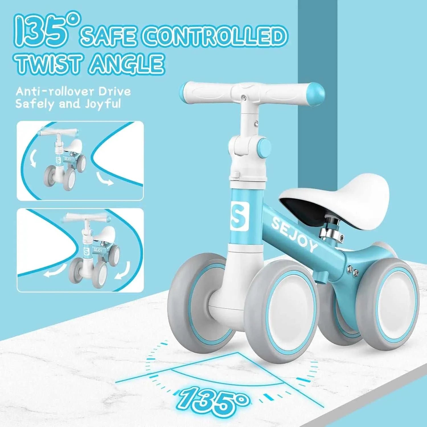 Adjustable Baby Balance Bike